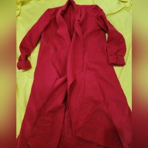 Boohoo Vibrant Red Outerwear
